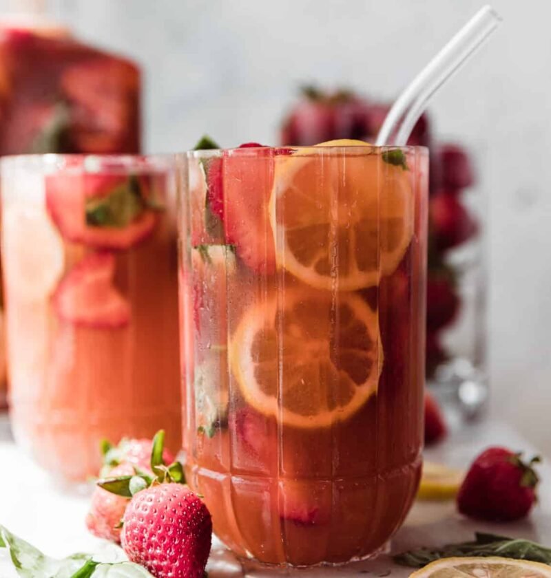 Strawberry Basil Lemonade